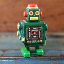 Robot giocattolo - Green Robot - robot di latta verde - giocattoli da collezione