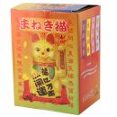 Lucky cat made of ceramic - Maneki Neko - Waving cat - 22 cm - gold