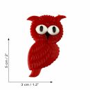 Pin - Owl - red - Badge