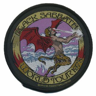 Aufnäher - Black Sabbath - World Tour 78 - Patch