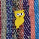 Pin - Owl - yellow - Badge