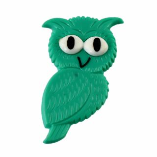 Pin - Owl - turquoise - Badge