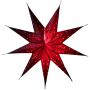 Paper star - Christmas star - 9-pointed star - red-blue-yellow - 60 cm