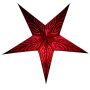 Paper star - Christmas star - 5-pointed star - red - 60 cm