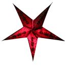 Paper star - Christmas star - 5-pointed star - red-gold...