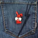 Pin - Bunny - red - Badge