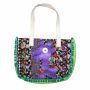 Shopping bag - Purple Giraffe - Sling bag