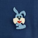 Pin - Bunny - blue - Badge