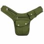 Riñonera - Buddy - verde oliva - plateado - Cinturón con bolsa - Bolsa de cadera