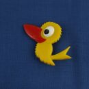 Pin - Bird - yellow - Badge