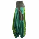 Pantaloni Goa - Bloomers - verde-turchese-grigio