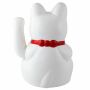 Agitando gato chino - Maneki neko - 20 cm - blanco