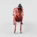 Blechspielzeug - Pferd aus Blech - braun - Blechpferd
