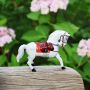 Juguete de hojalata - Caballo - blanco