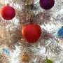 Ciondolo di latta - mela - Ornamento per albero di Natale