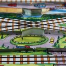 Blechspielzeug - Spielbahn - Modern Train - ohne Blechautos