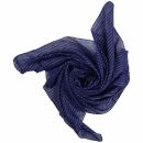 Sciarpa di cotone - blu-azzurro - lurex argento - foulard...