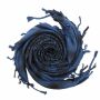 Kufiya - Keffiyeh - azul-azul de ultramar - negro - Pañuelo de Arafat