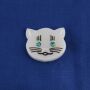 Pin - Cats Head - green - Badge