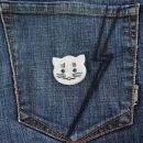 Pin - Cats Head - blue - Badge