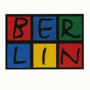 Postkarte - Berlin - bunte Schrift