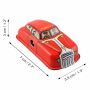 Tin toy - collectable toys - Fire Car - red