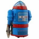 Roboter - Mr. Atomic - blau - Blechroboter