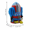Roboter - Mr. Atomic - blau - Blechroboter