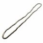Modeschmuck - biegsame Schlangenkette - silber - 8 mm