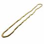 Costume jewelery - flexible snakechain neckles - gold - golden colour 01 - 8 mm