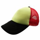 Cappello da baseball - nero-giallo-rosso - Basecap