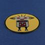 Patch - Robot - gold and orange