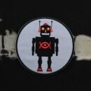 Patch - Robot - black and light grey