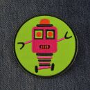 Patch - Robot - rosa e verde 8 cm - toppa