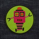 Parche - Robot - pink y verde