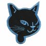 Patch - Testa di gatto - nero-blu - Patch