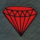 Parche - Diamante - rojo