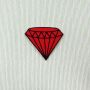Patch - Diamante - rosso - toppa