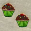 Patch - Muffin - green - Set of two