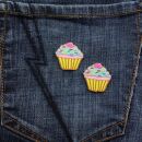 Patch - Muffin - giallo - Set di 2 - toppa