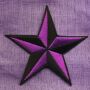 Patch - stella - nero-purple - toppa