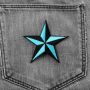 Patch - Star black-light blue