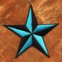 Patch - Star black-light blue