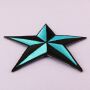 Patch - Star black-light blue