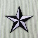 Patch - Star black-white