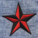 Parche - Estrella negra-roja
