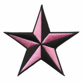 Patch - Star black-rose