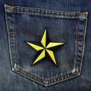 Patch - Star black-yellow