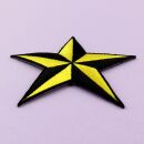 Parche - Estrella negra-amarilla