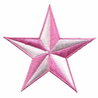 Patch - Star rose-white